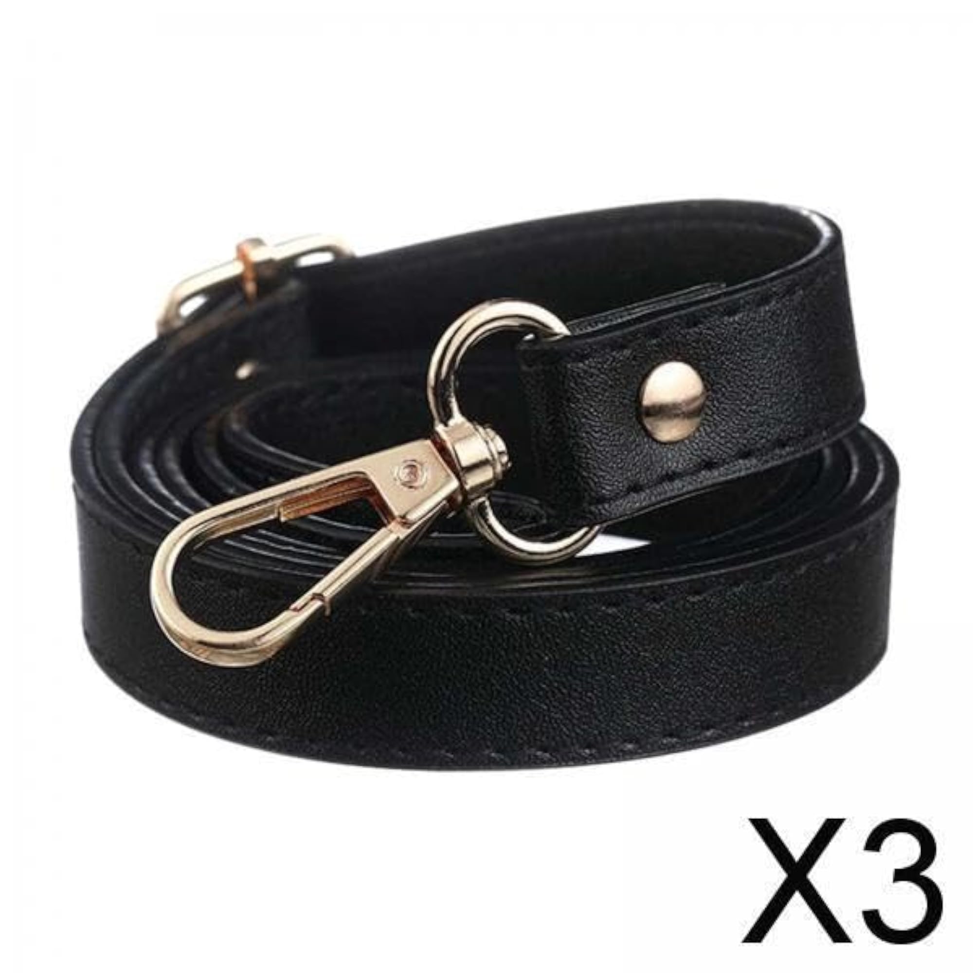 3xLeather Bag Strap Adjustable Length Replacement Strap, Stylish